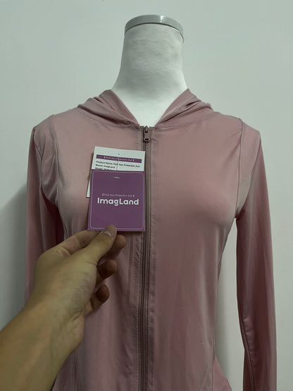 ImagLand Womens Lightweight Zip Up Jackets Fall Gym Shirts Running Workout Clothes with Pocket