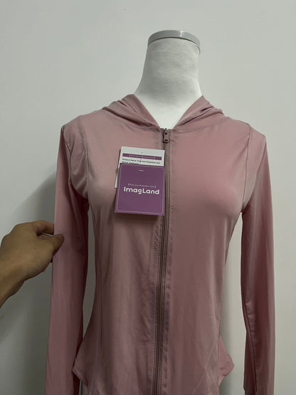 ImagLand Womens Lightweight Zip Up Jackets Fall Gym Shirts Running Workout Clothes with Pocket
