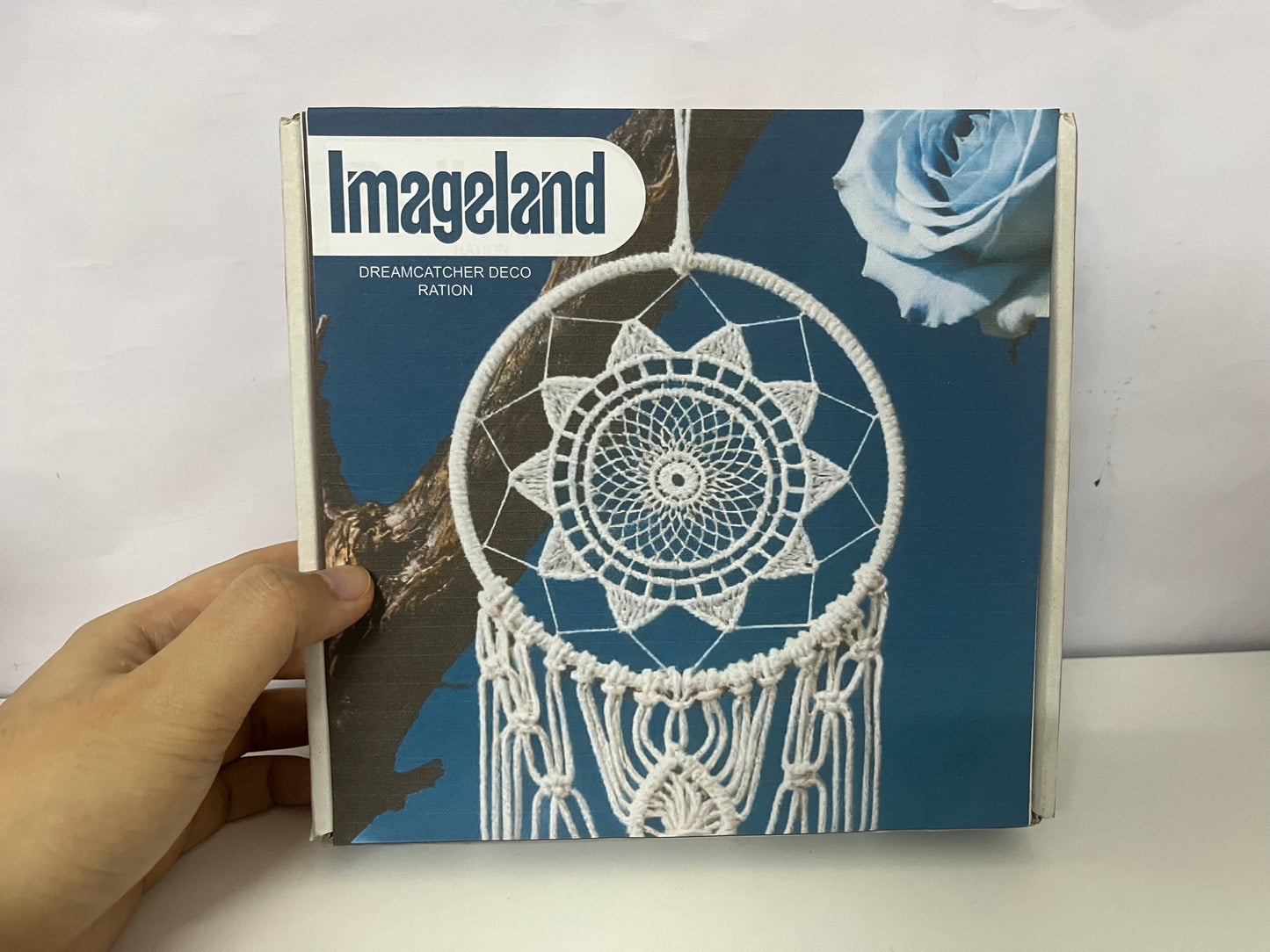 「Imageland Dream Catcher」——Sunflower Macramé Dreamcatcher - Nordic Style Home Wall Decor