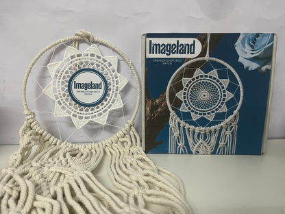 「Imageland Dream Catcher」——Sunflower Macramé Dreamcatcher - Nordic Style Home Wall Decor