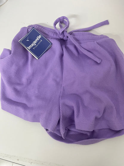 【Imagentle Purple Waffle Shorts】—— Soft, Breathable Comfort for Everyday Relaxation
