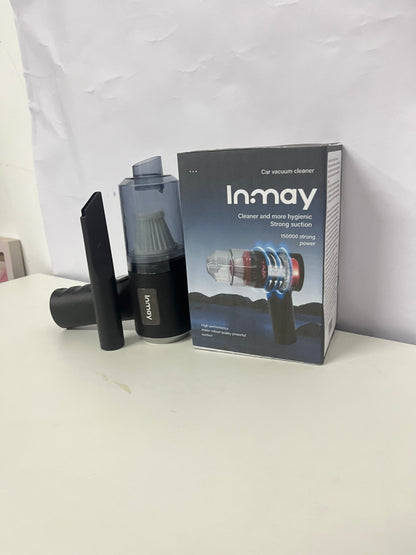 Inmay Car Vacuum Cleaner, Portable Handheld Vacuum with Strong Suction, Wireless & Lightweight, High-Efficiency Cleaning for Car Interior, Home Gaps, Pet Hair, Dust & Debris