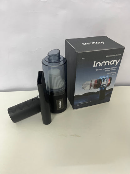 Inmay Car Vacuum Cleaner, Portable Handheld Vacuum with Strong Suction, Wireless & Lightweight, High-Efficiency Cleaning for Car Interior, Home Gaps, Pet Hair, Dust & Debris