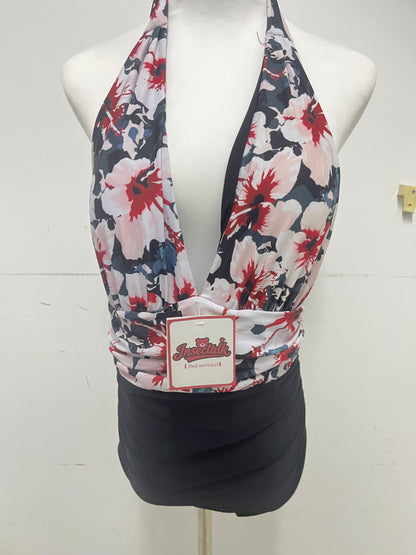 【Insectalk Floral Halter Swimsuit】—— Bold, Feminine & Ready for Summer