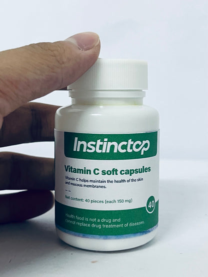 Instinctop Liposomal Vitamin C 150mg,Softgels - Non-GMO Natural Liposomal Vitamin C Supplement That Promotes Healthy Skin - Immune System Booster for Adults, Supports Collagen Formation