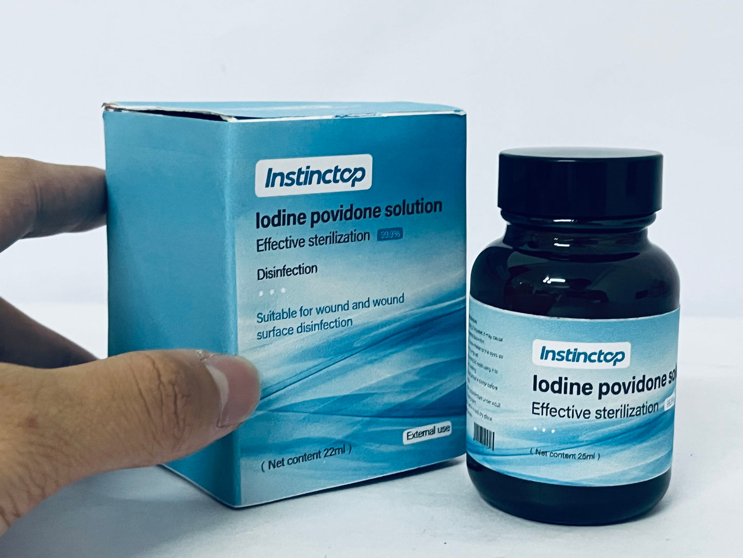 Instinctop Iodine Tincture First Aid Antiseptic 2% Iodine