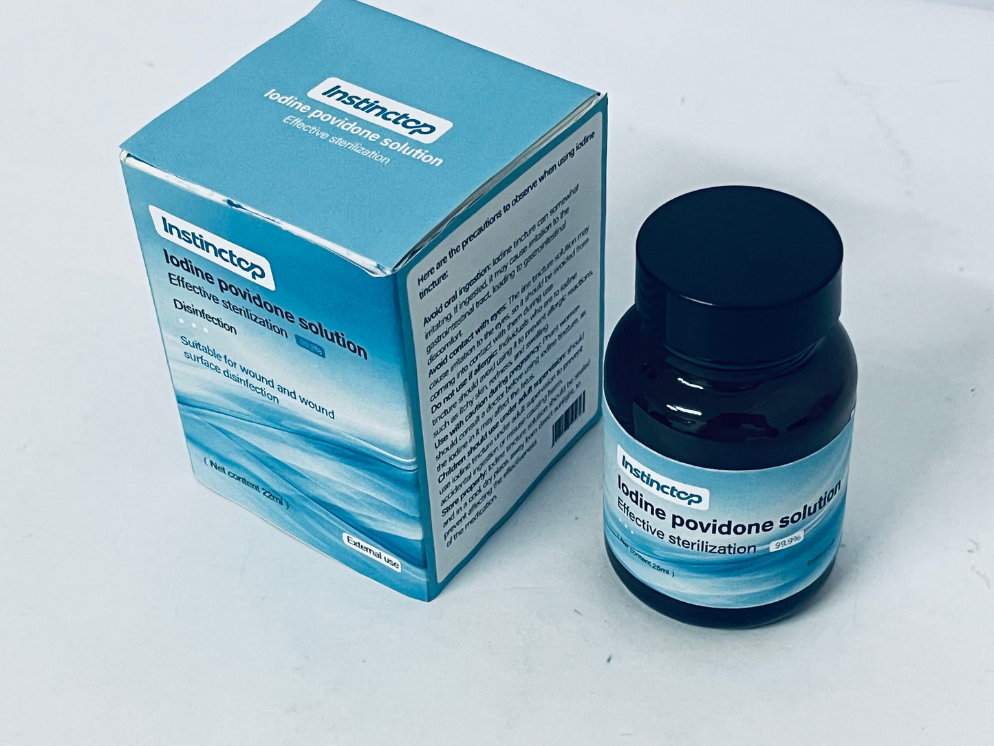 Instinctop Iodine Tincture First Aid Antiseptic 2% Iodine