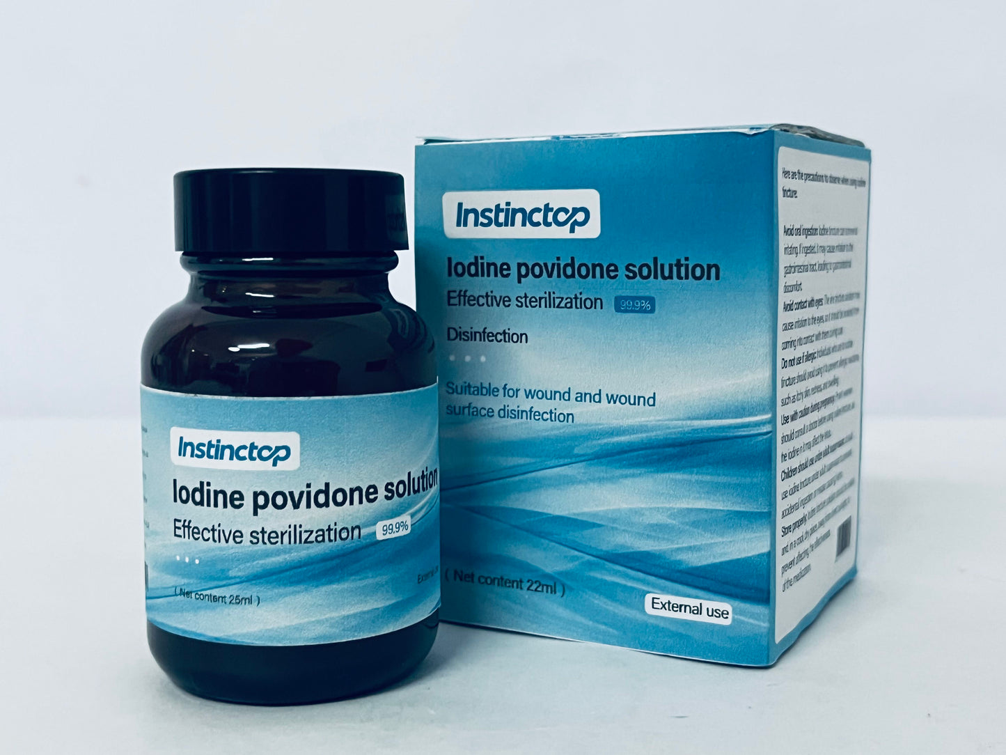 Instinctop Iodine Tincture First Aid Antiseptic 2% Iodine
