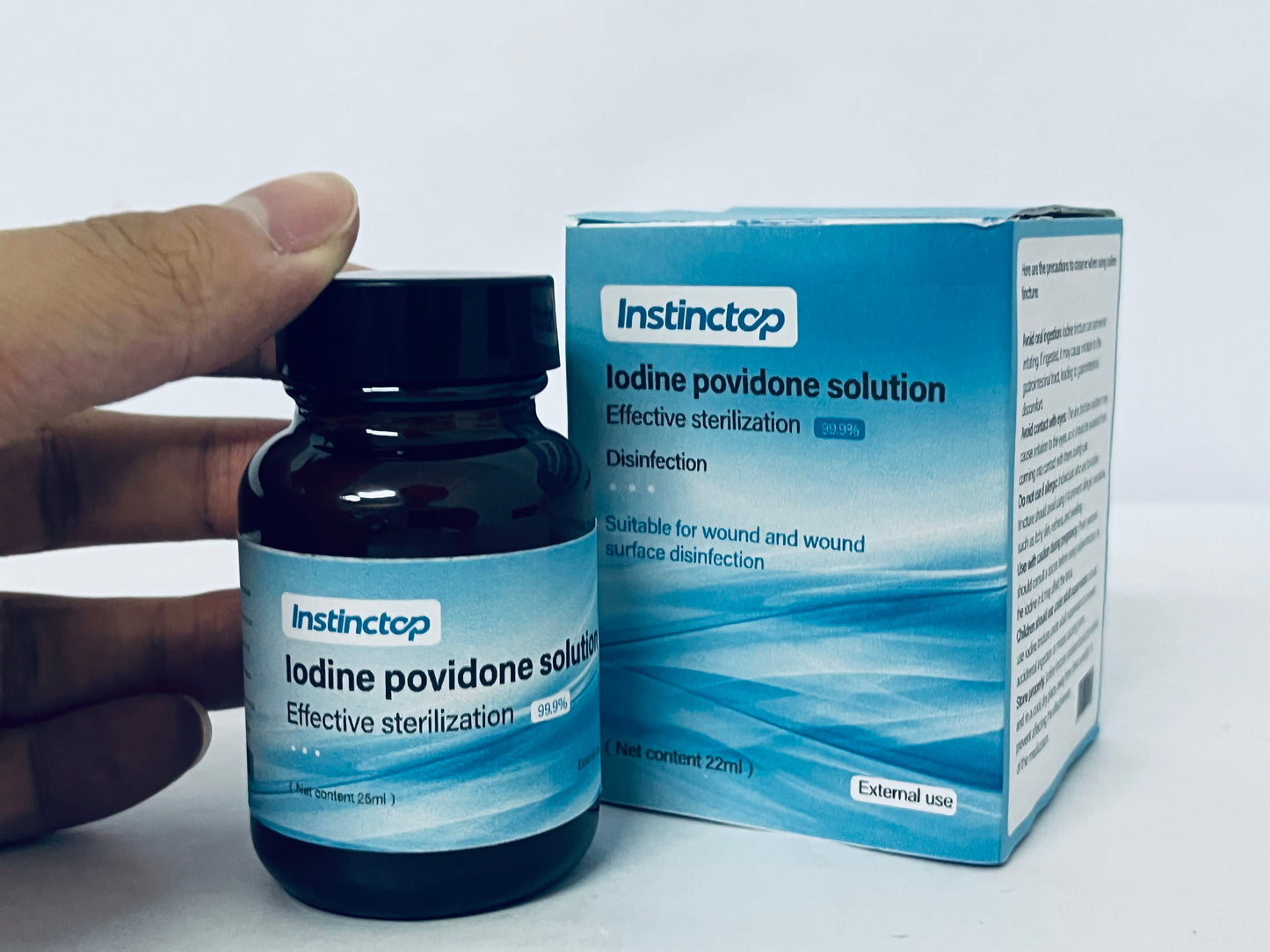 Instinctop Iodine Tincture First Aid Antiseptic 2% Iodine