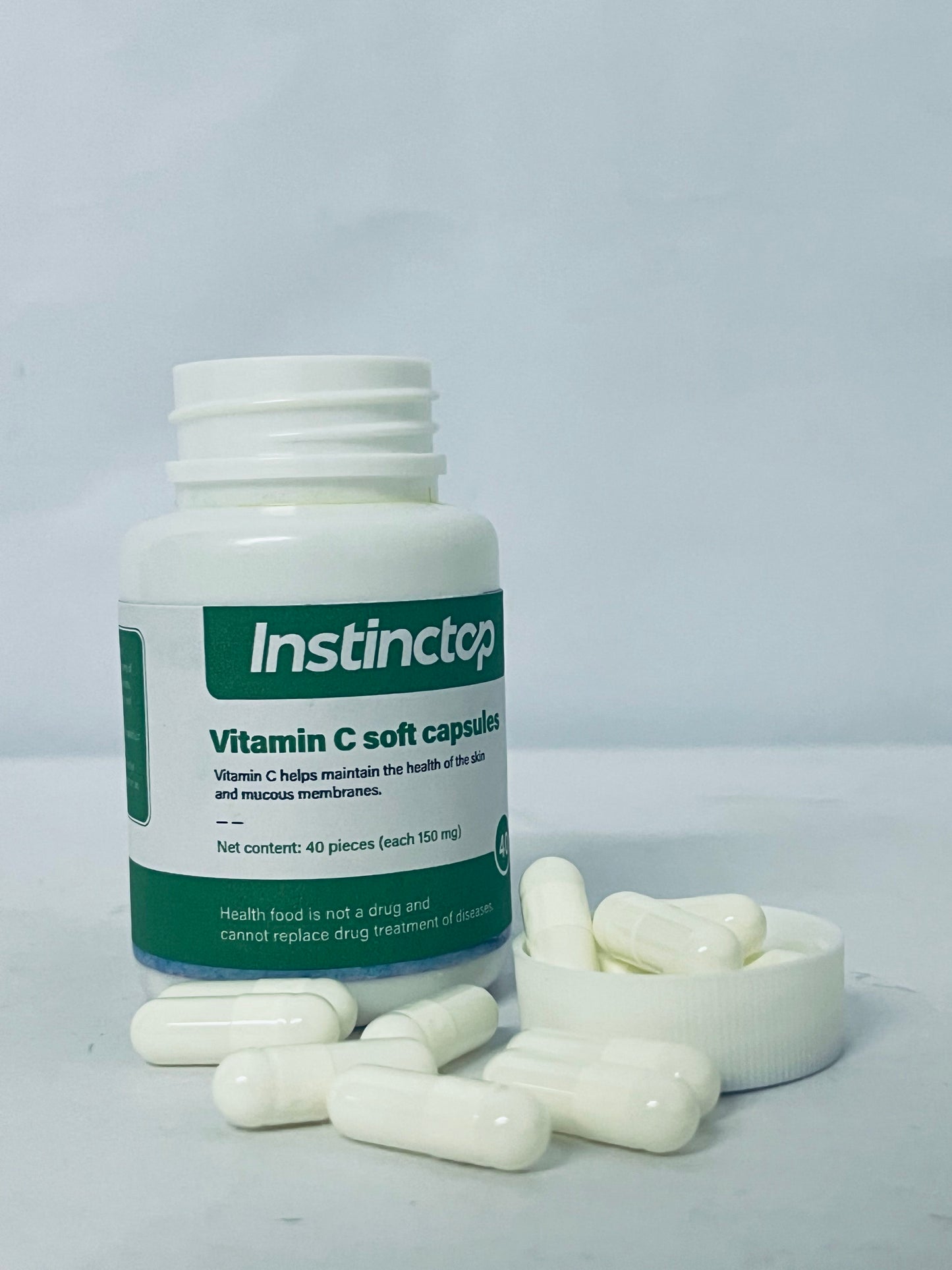 Instinctop Liposomal Vitamin C 150mg,Softgels - Non-GMO Natural Liposomal Vitamin C Supplement That Promotes Healthy Skin - Immune System Booster for Adults, Supports Collagen Formation