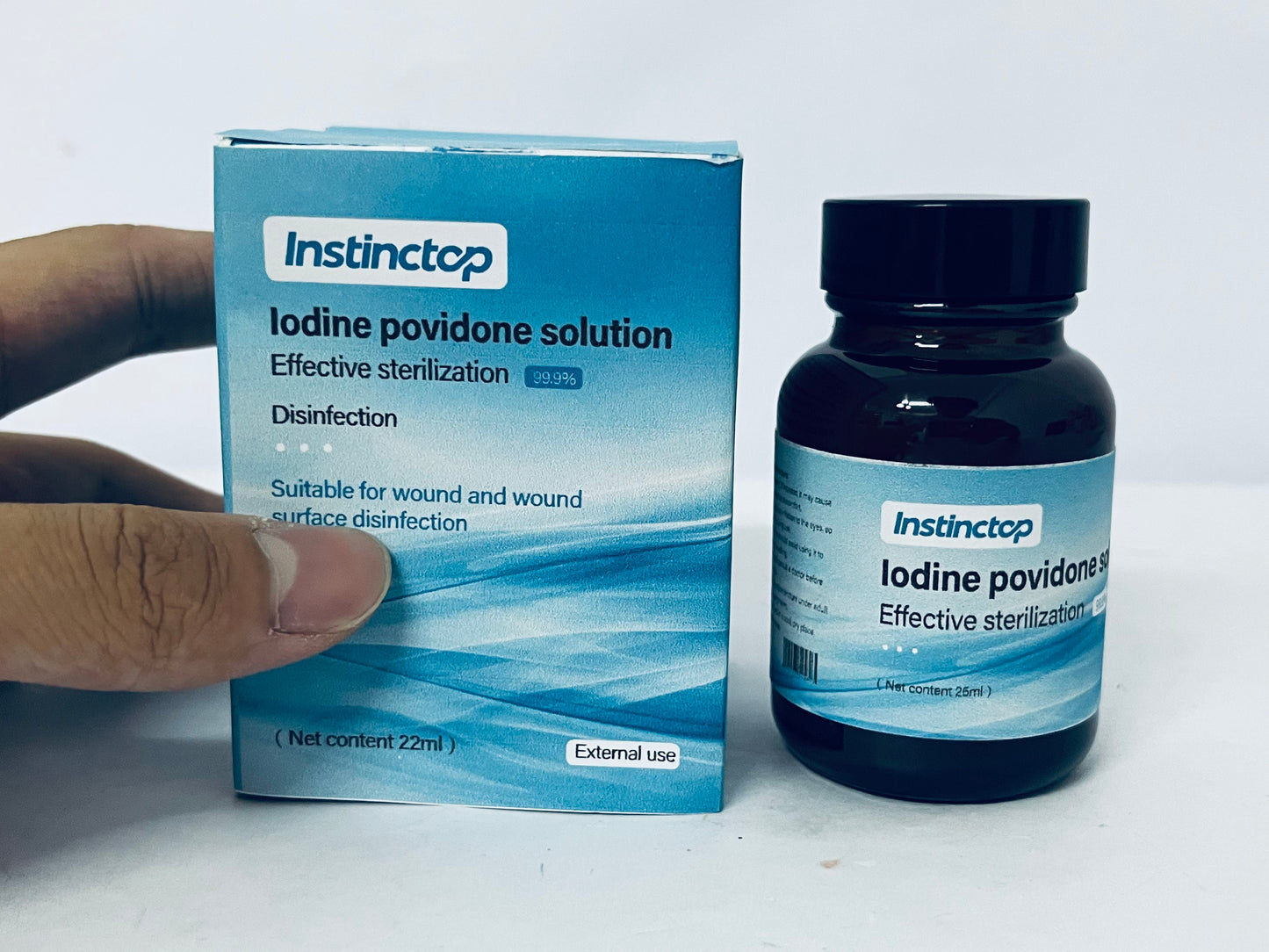 Instinctop Iodine Tincture First Aid Antiseptic 2% Iodine