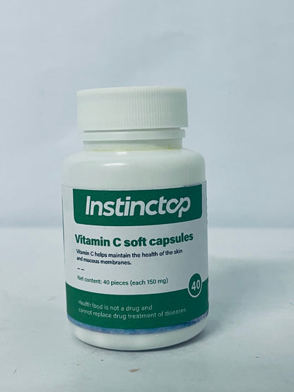 Instinctop Liposomal Vitamin C 150mg,Softgels - Non-GMO Natural Liposomal Vitamin C Supplement That Promotes Healthy Skin - Immune System Booster for Adults, Supports Collagen Formation