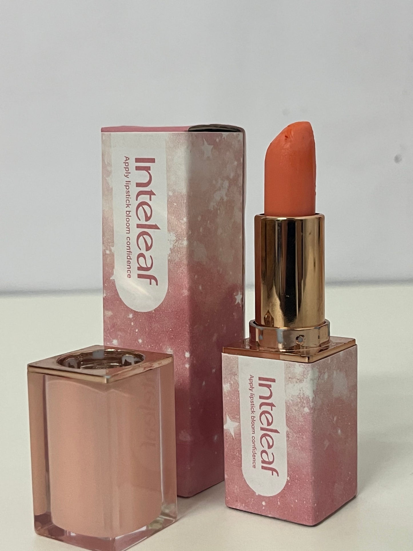 [Inteleaf Lipsticks]-Starry Pink Diamond Lipstick - Velvet Matte Flattering Lipstick