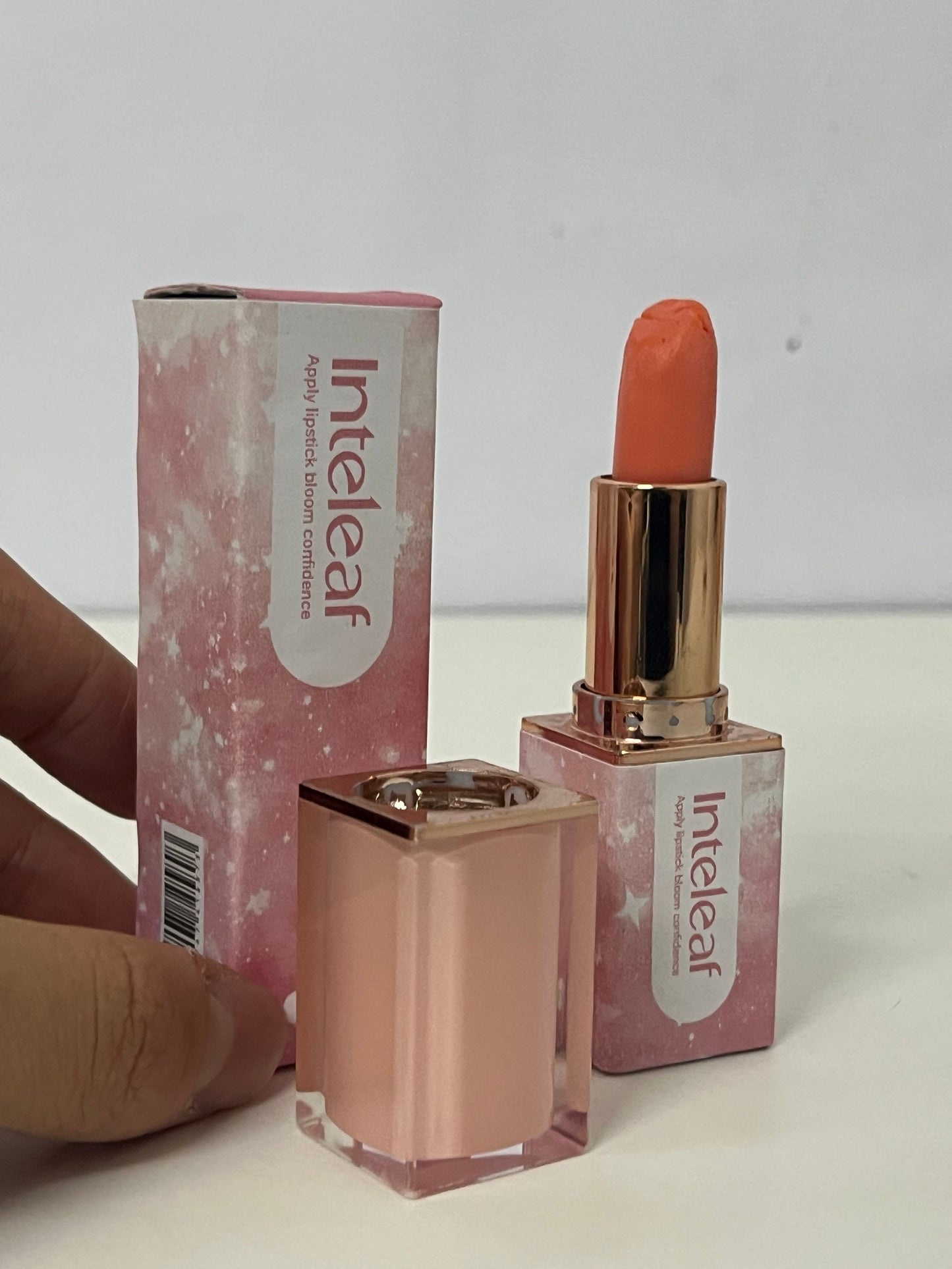 [Inteleaf Lipsticks]-Starry Pink Diamond Lipstick - Velvet Matte Flattering Lipstick