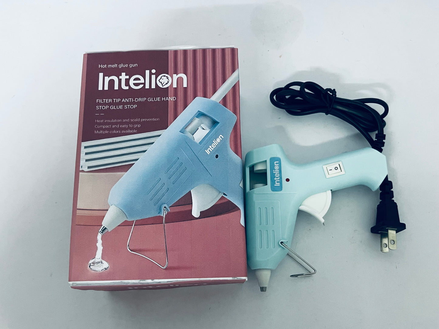 Intelion Anti-Drip Hot Melt Glue Gun - The All-Round Tool for Crafts & Home Repairs