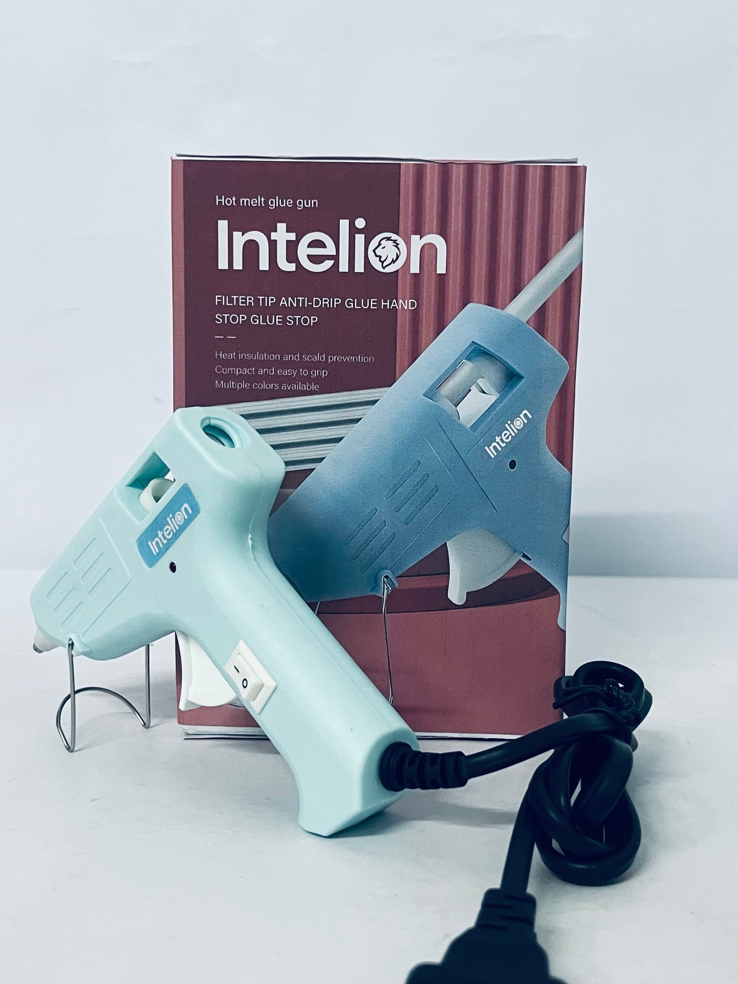 Intelion Anti-Drip Hot Melt Glue Gun - The All-Round Tool for Crafts & Home Repairs
