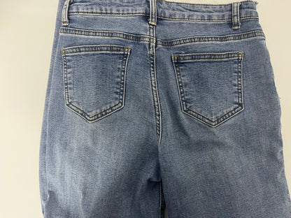 [Intocute Jeans]-Frayed Straight-Leg Jeans - Retro Slimming Versatile