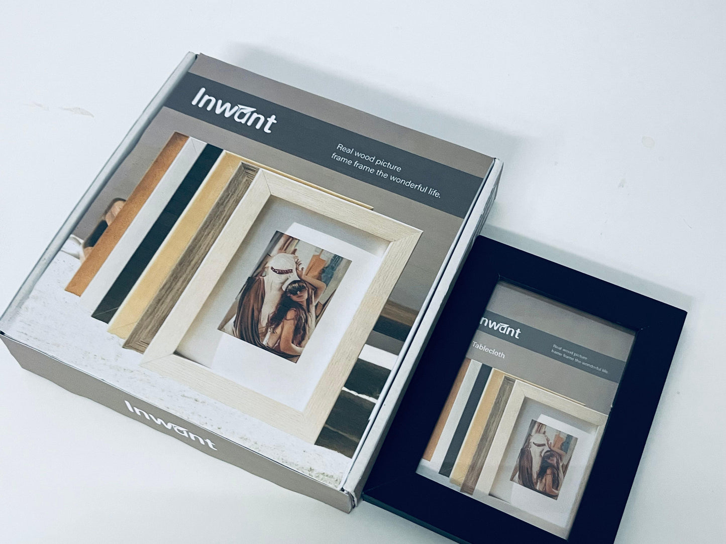 Inwant Solid Wood Picture frames Capture Beautiful Moments Dual Choice for Home Decoration and Memory Collection