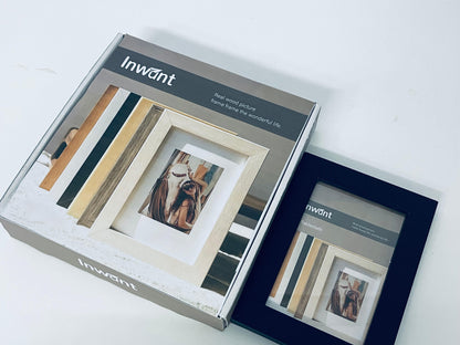 Inwant Solid Wood Picture frames Capture Beautiful Moments Dual Choice for Home Decoration and Memory Collection