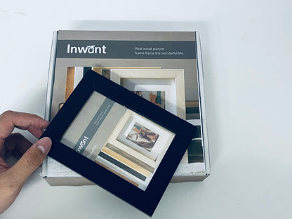 Inwant Solid Wood Picture frames Capture Beautiful Moments Dual Choice for Home Decoration and Memory Collection