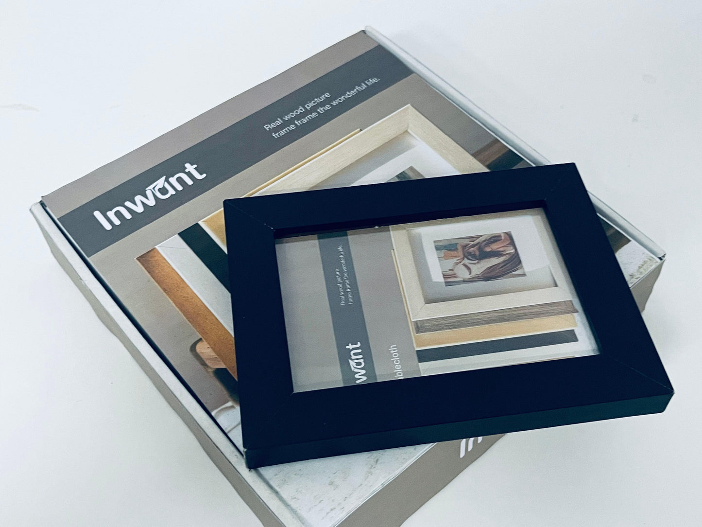 Inwant Solid Wood Picture frames Capture Beautiful Moments Dual Choice for Home Decoration and Memory Collection