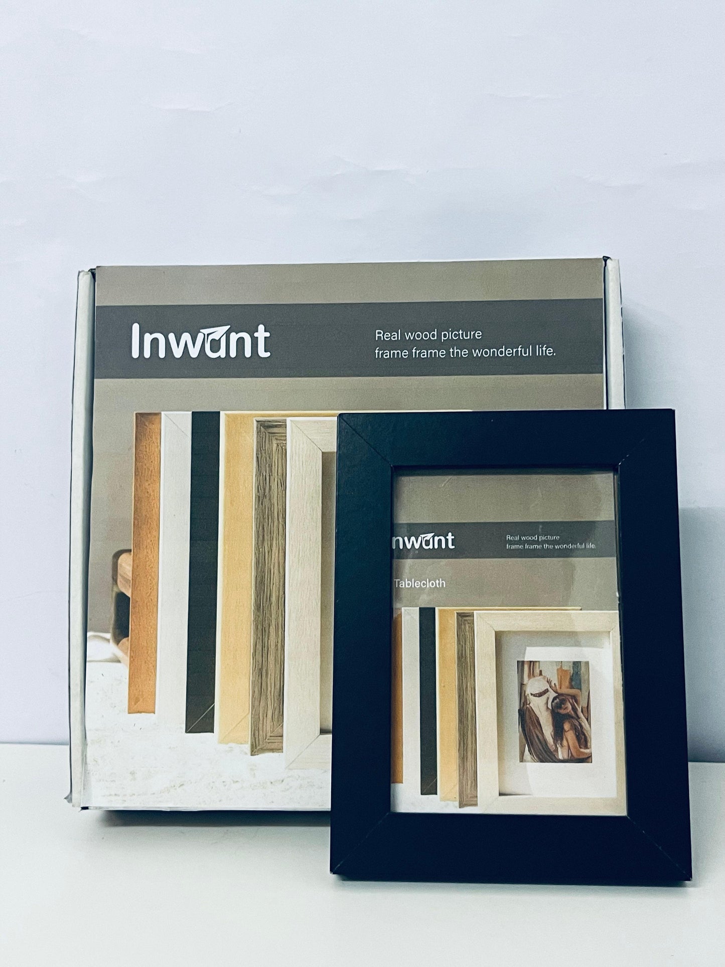 Inwant Solid Wood Picture frames Capture Beautiful Moments Dual Choice for Home Decoration and Memory Collection