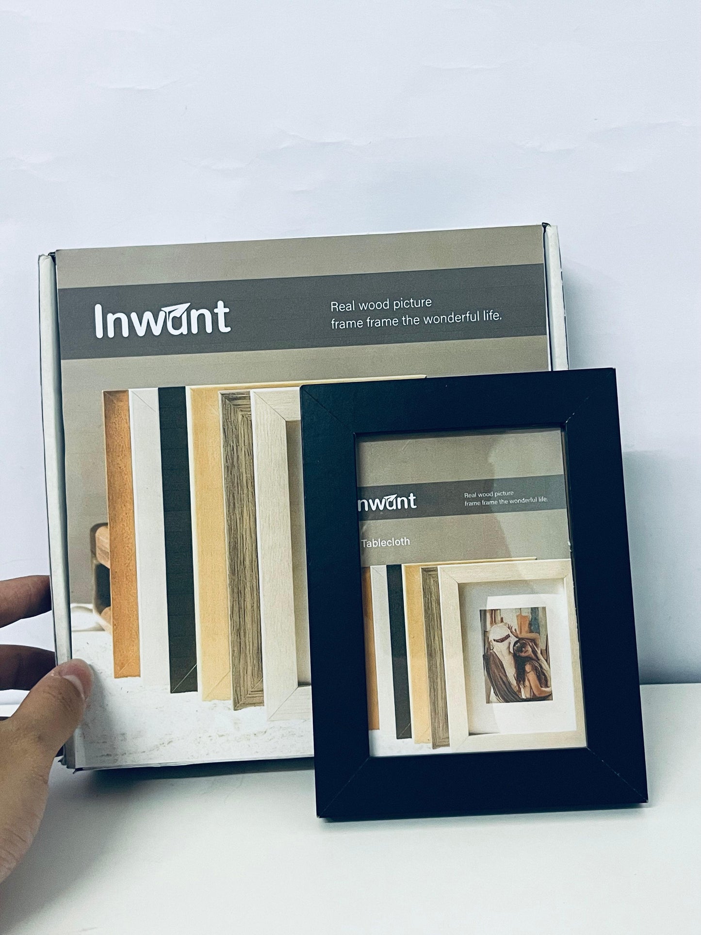 Inwant Solid Wood Picture frames Capture Beautiful Moments Dual Choice for Home Decoration and Memory Collection