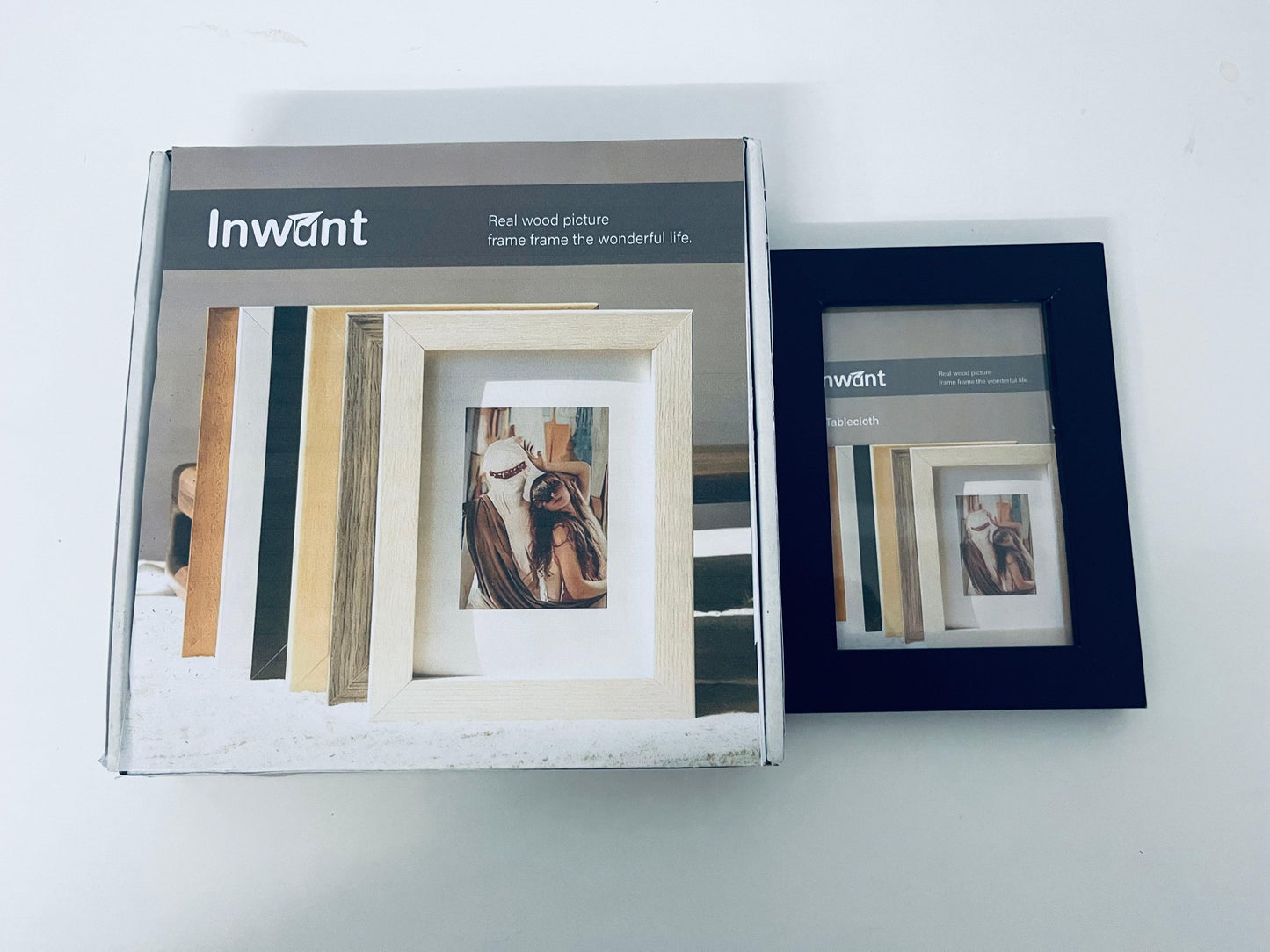 Inwant Solid Wood Picture frames Capture Beautiful Moments Dual Choice for Home Decoration and Memory Collection