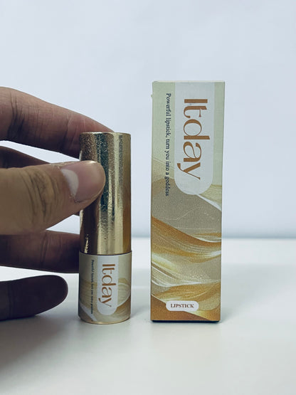 Itday Goddess Scepter Lipstick, Velvet Metallic Texture, Long-Lasting Color, High-End Finish