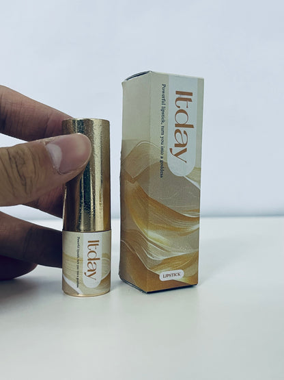 Itday Goddess Scepter Lipstick, Velvet Metallic Texture, Long-Lasting Color, High-End Finish