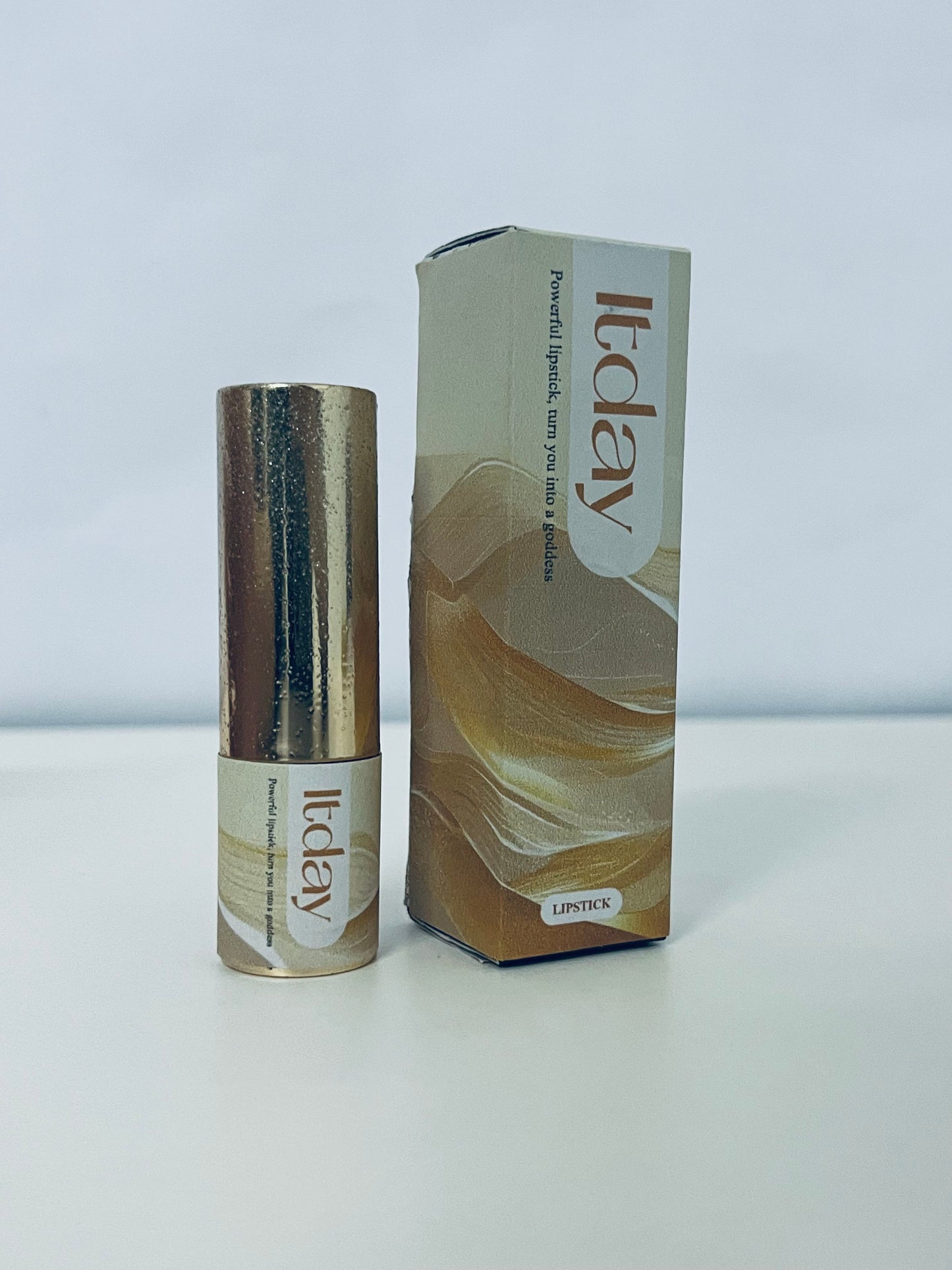 Itday Goddess Scepter Lipstick, Velvet Metallic Texture, Long-Lasting Color, High-End Finish