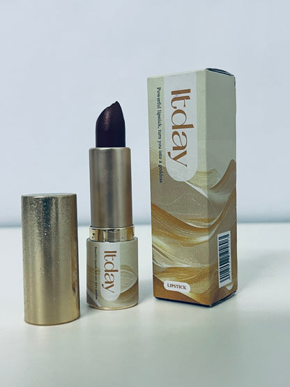 Itday Goddess Scepter Lipstick, Velvet Metallic Texture, Long-Lasting Color, High-End Finish
