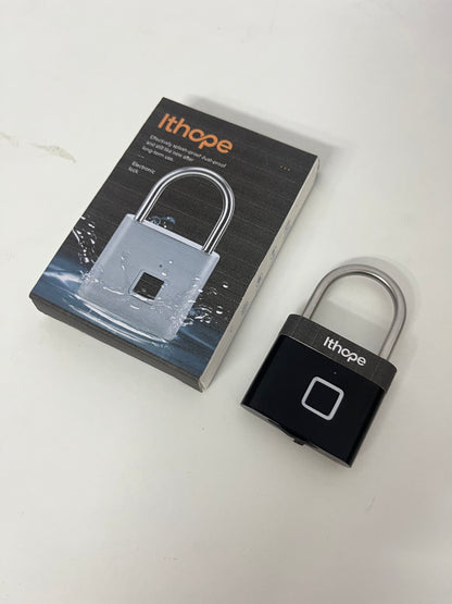 Ithope Electronic locks Waterproof Dustproof Fingerprint Electronic Padlock