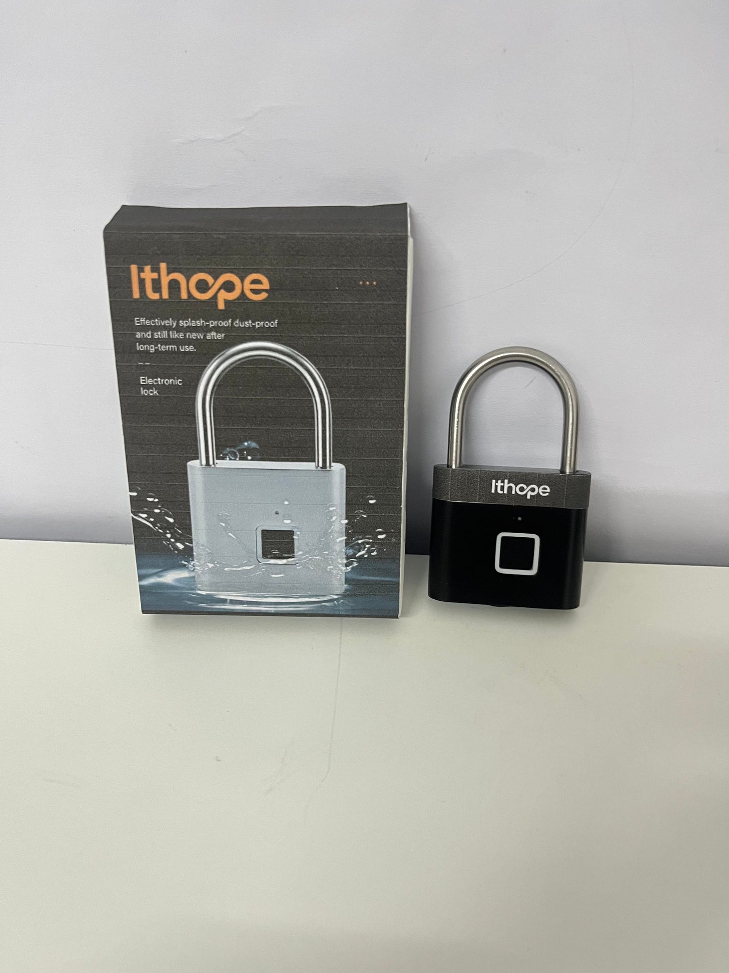 Ithope Electronic locks Waterproof Dustproof Fingerprint Electronic Padlock