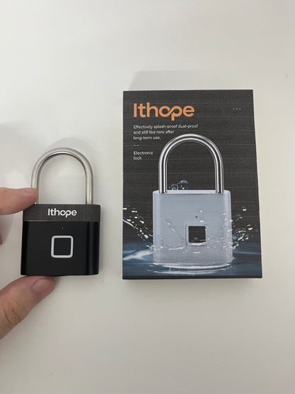 Ithope Electronic locks Waterproof Dustproof Fingerprint Electronic Padlock