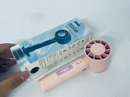 Itlike Portable Handheld Turbo Fan | USB Rechargeable, 3 - Speed Adjustable, Long - Lasting Battery for Summer Multi - Scenario Use