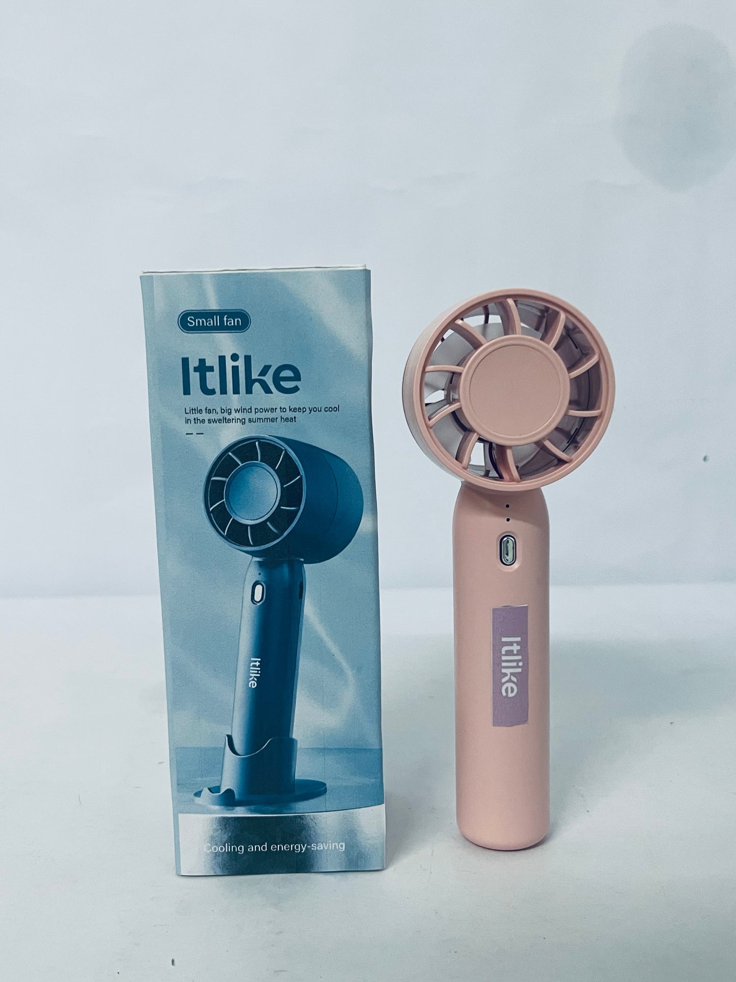 Itlike Portable Handheld Turbo Fan | USB Rechargeable, 3 - Speed Adjustable, Long - Lasting Battery for Summer Multi - Scenario Use