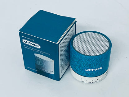 JAYHI Mini Bluetooth Speaker with LED Crackle Design - Portable Wireless Speaker for High-Quality Music, Travel, and Ambient Lighting