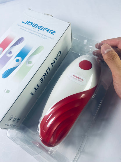 JOBEAR Electric Can Opener For Kitchen One Touch Automatic Can Opener Electric for Almost Cans Battery Operated Can Opener