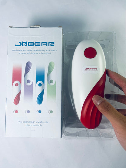 JOBEAR Electric Can Opener For Kitchen One Touch Automatic Can Opener Electric for Almost Cans Battery Operated Can Opener