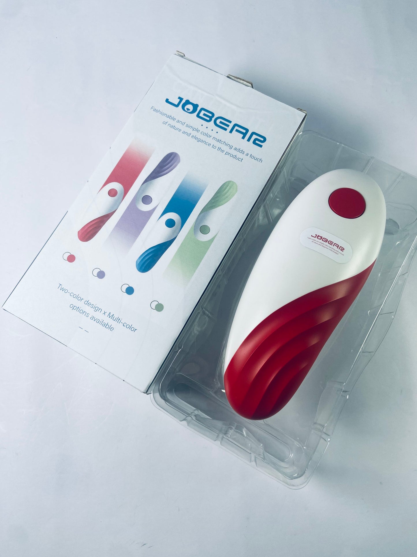JOBEAR Electric Can Opener For Kitchen One Touch Automatic Can Opener Electric for Almost Cans Battery Operated Can Opener