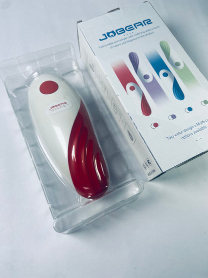 JOBEAR Electric Can Opener For Kitchen One Touch Automatic Can Opener Electric for Almost Cans Battery Operated Can Opener
