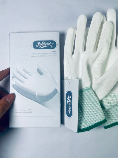 JOYCOCONUT Trekking gloves Quilting Gloves for Free-Motion Sewing,Gloves Designed for Quilting,Crafting,Sewing(Medium 1 Pair)