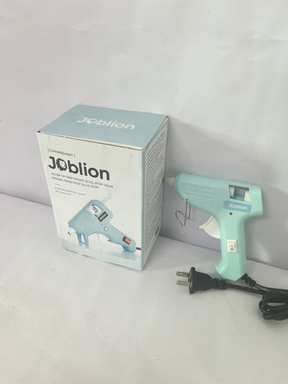 Joblion Hot melt glue guns with 60/100W Dual Power and 21 Hot Glue Sticks (7/16"), Fast Preheating Heavy Duty Industrial Gluegun with Storage Case for Crafting, DIY and Repairs 