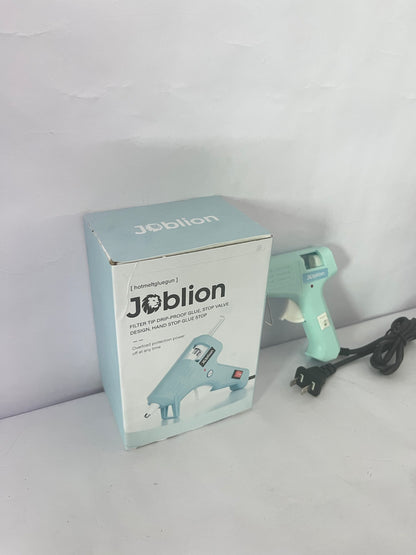 Joblion Hot melt glue guns with 60/100W Dual Power and 21 Hot Glue Sticks (7/16"), Fast Preheating Heavy Duty Industrial Gluegun with Storage Case for Crafting, DIY and Repairs 