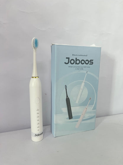 Joboos Electrical toothbrushes, Electric Toothbrush, High Vibration Sonic Electronic Toothbrush for Adults with 2 Minutes Smart Timer, 5 Optional Modes, 5 Replacement Brush Heads Ultra Whitening (White)