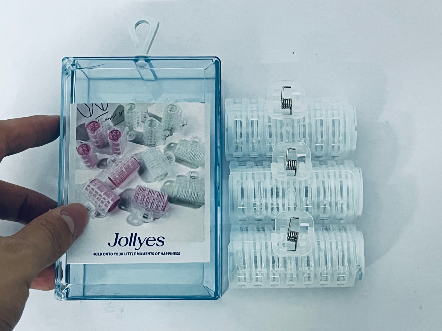 Jollyes 3pcs Self Holding Rollers Hair Curlers Rollers Hair Curls Styling Makeup Tools