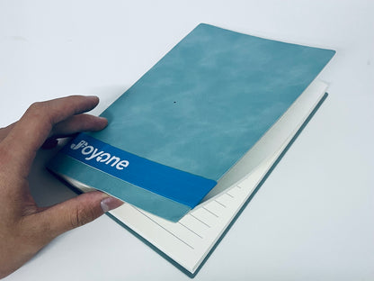 Joyone Misty Cyan Texture Notebook A Fresh & Textured Writing & Storage Essential