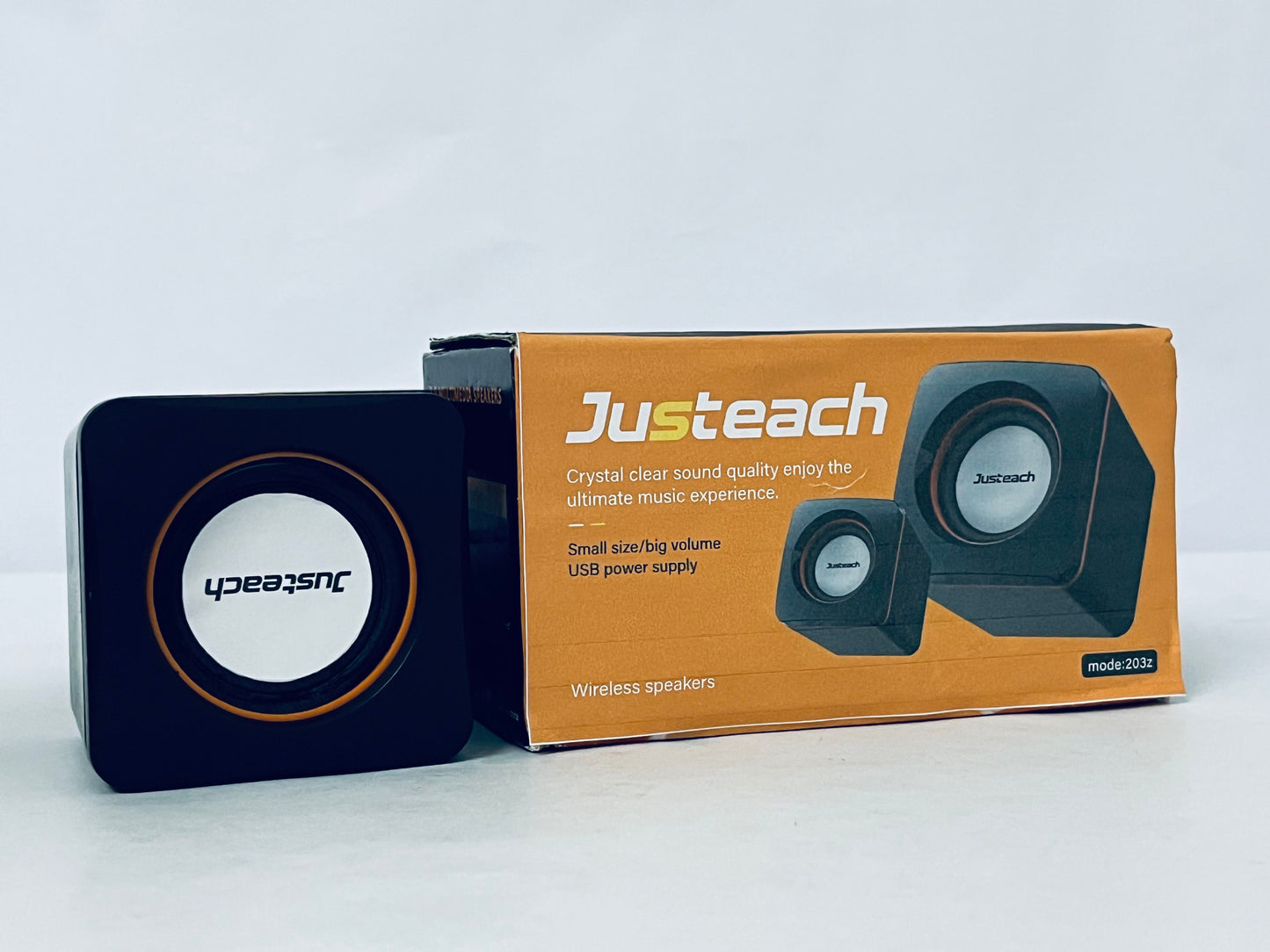 Justeach G2000 32W PC Gaming Computer Speakers for Laptop Mac Desktop Computer Woofer Speakers Bluetooth USB 3.5mm AUX Inputs RGB Lights Multimedia Speakers Black