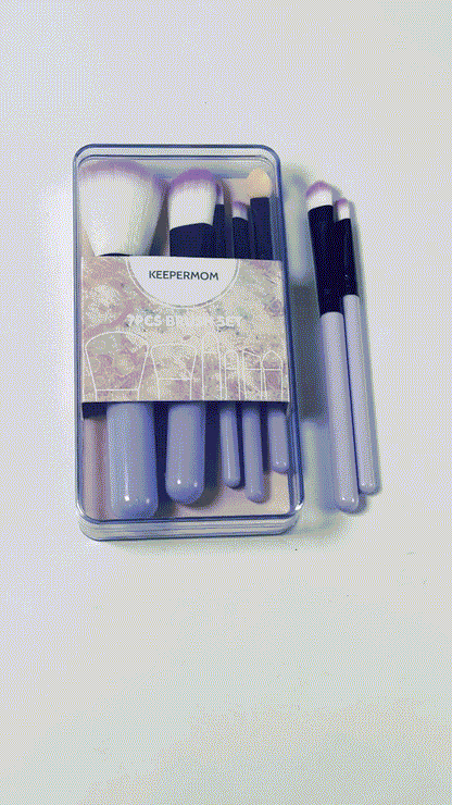 KEEPERMOM 7Pcs Makeup Brush, Best Gift For Women/Girls, Used For Powder, Foundation, Highlight, Eye Shadow, Concealer, Etc.